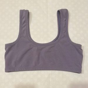 ARQ WIDE-STRAP BRA in Periwinkle